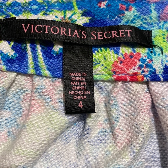Victoria’s Secret Tropical Print A-line Mini Skirt Size 4 - Picture 6 of 9